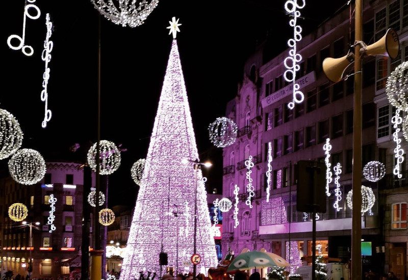 As Luzes de Natal em Vigo (fim-de-semana)